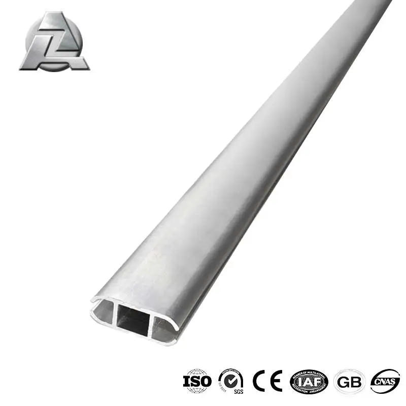 ZJD-KD205 aluminium tent keder pipe track rail use for outdoor sunshade