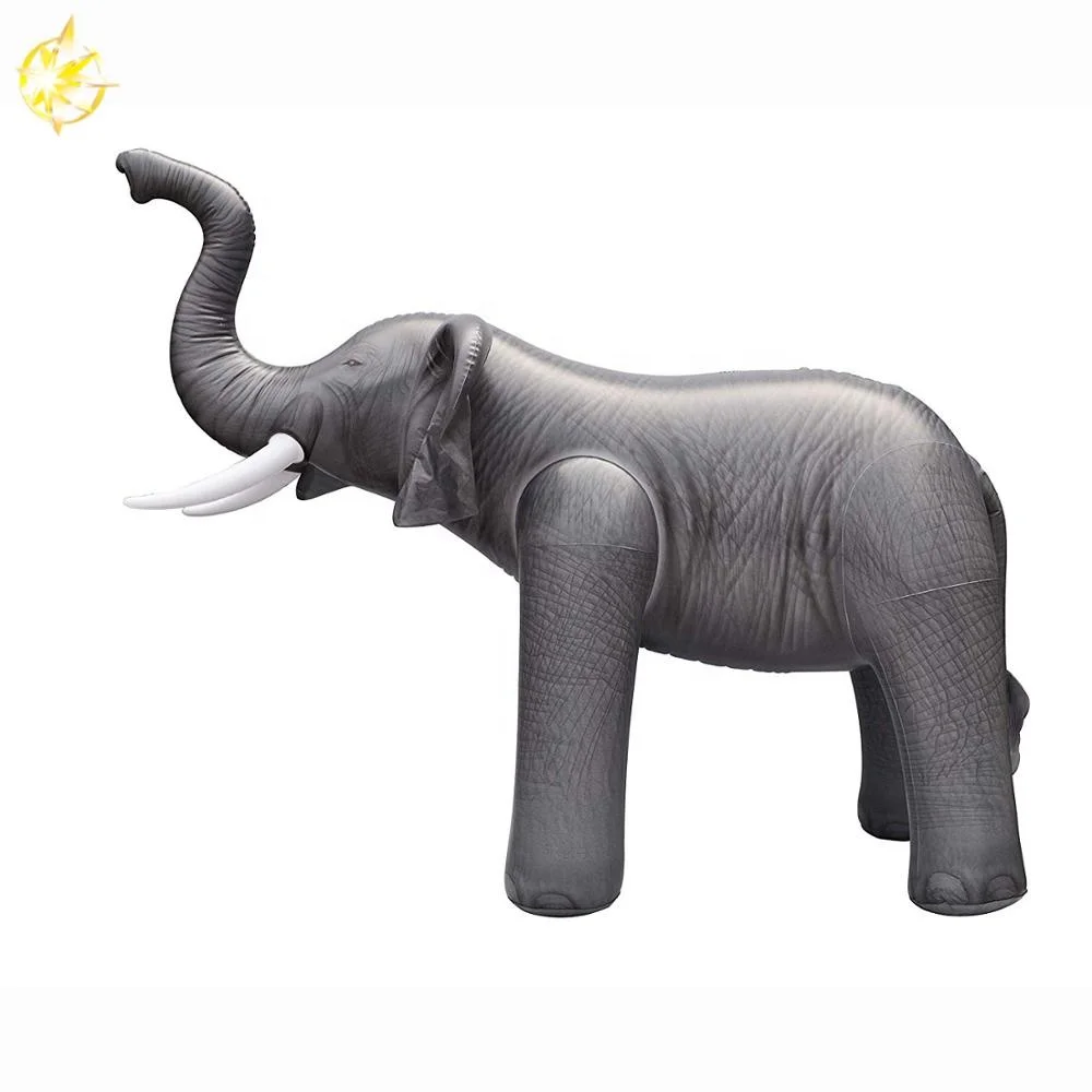 Hight Quality big Inflatable Realistic Elephant Animal Toy