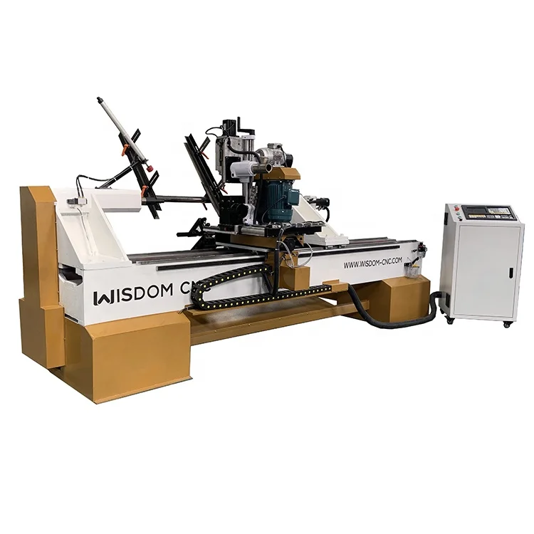  Мудрость ЧПУ WS-L1530-4A УВД многофункциональный токарный станок для дерева с машина полировкой и пластический