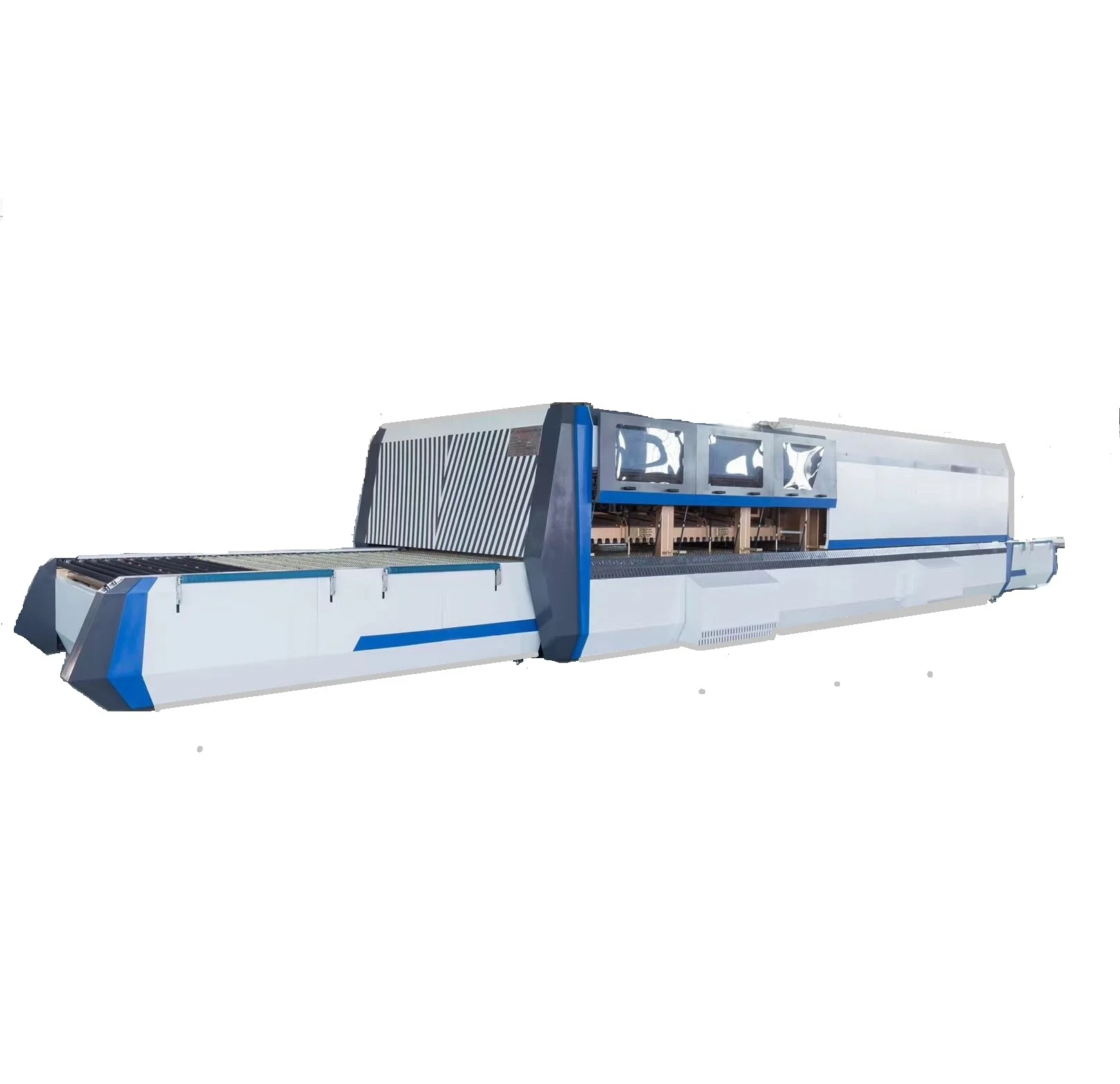 mini glass tempering furnace / radiation tempered glass furnace machine