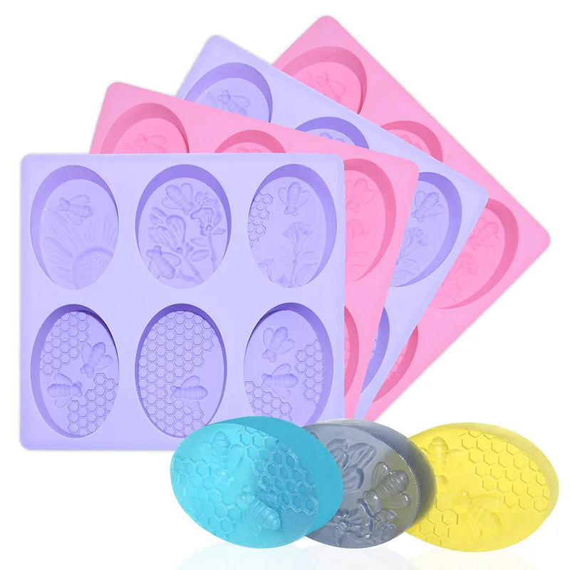 BPA Free DIY Bath Roses Flower Soap Molding Moulds Homemade Soap Making Molds Silicone Soap Molds