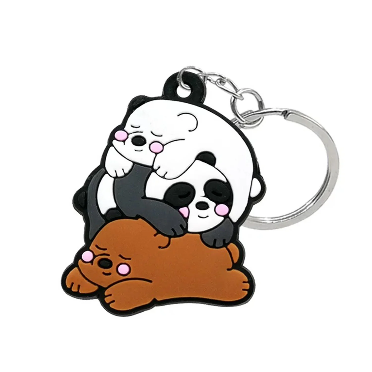 Hot selling factory customized PVC keychain with personalized logo design, full of fashion sense and trendy to meet your needs