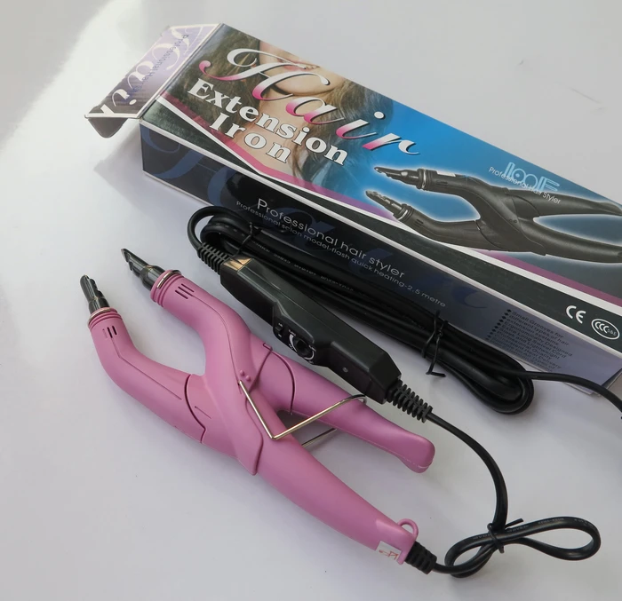 Professional Multi-function  Adjustable Temperature Mini Keratin Fusion K Sharp Tip Type Hair Extensions Tools Connector