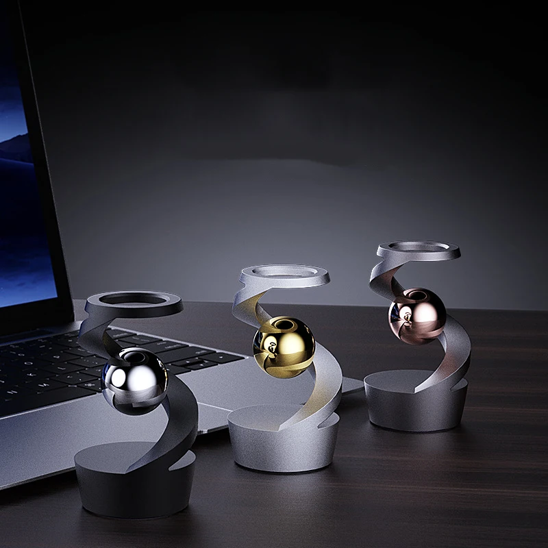 Cross-border Hot-selling Desktop Floating Gyroscope Ornaments Creative Gyroscope Decompression and Stress Relief Creative Toys