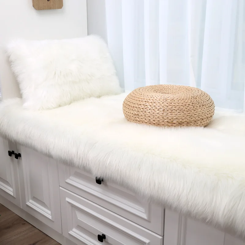 Super soft plush fabric faux sheepskin rugs and rugs for home living rooms and bedrooms