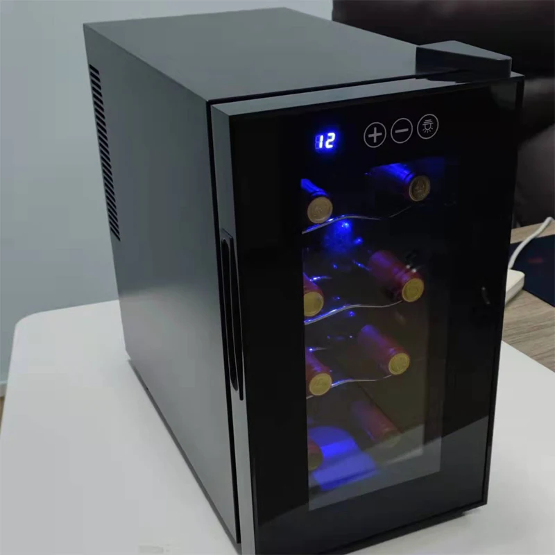 Freestanding Wine Cooler 8 Bottles Refrigerator Wine Cabinet 22L Fridge