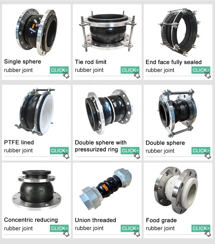 Компенсатор ANSI PN16 из углеродистой стали фланец ECDM односферный гибкий giunto di dilatazione в резиновом соединении gomma