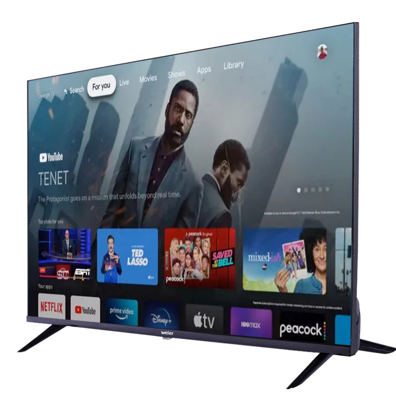 China Factory LED LCD TV 55 inch smart tv 4k UHD televisions