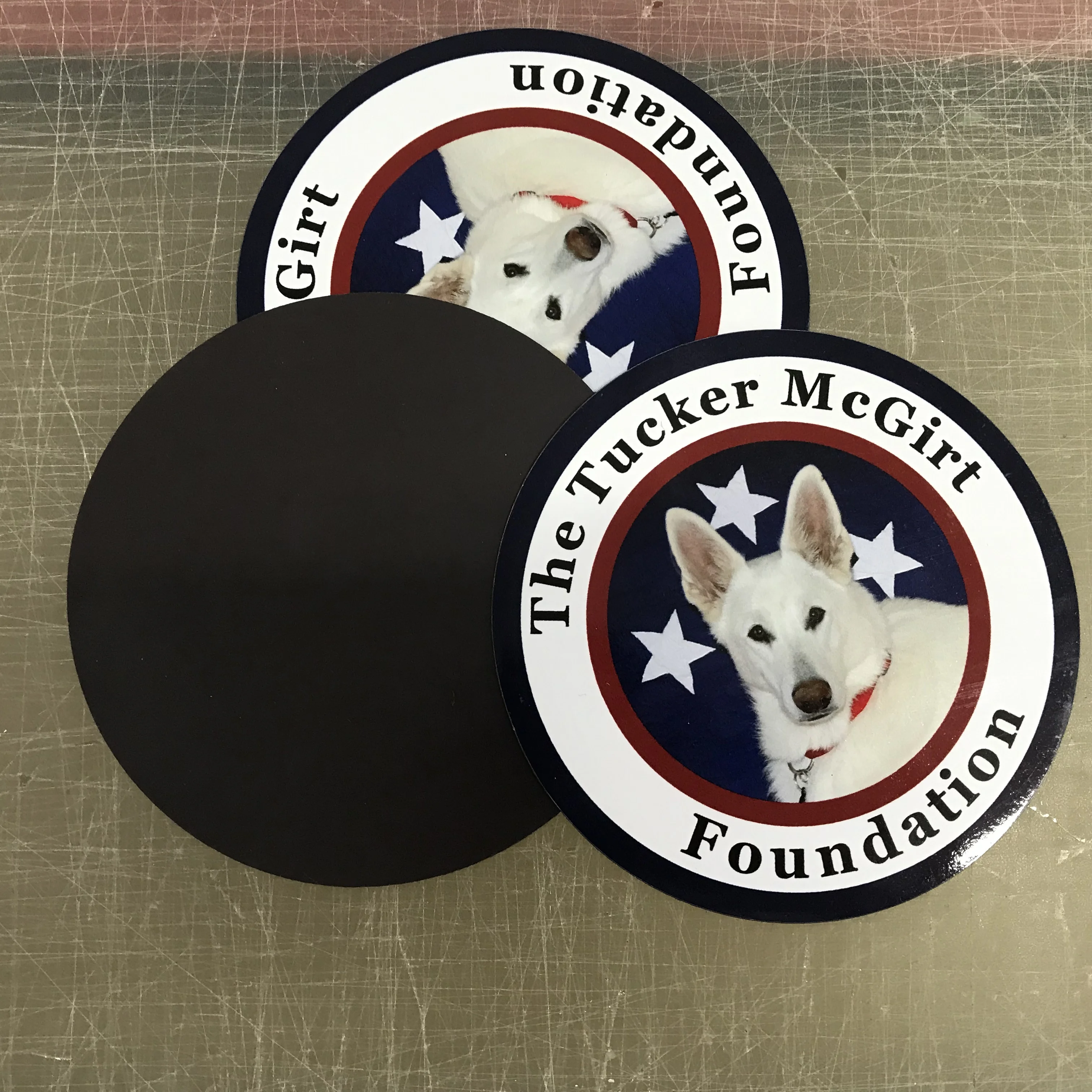 Advertising customized sticker printing business logo stickers waterproof vinyl decal stickers magnetic for car