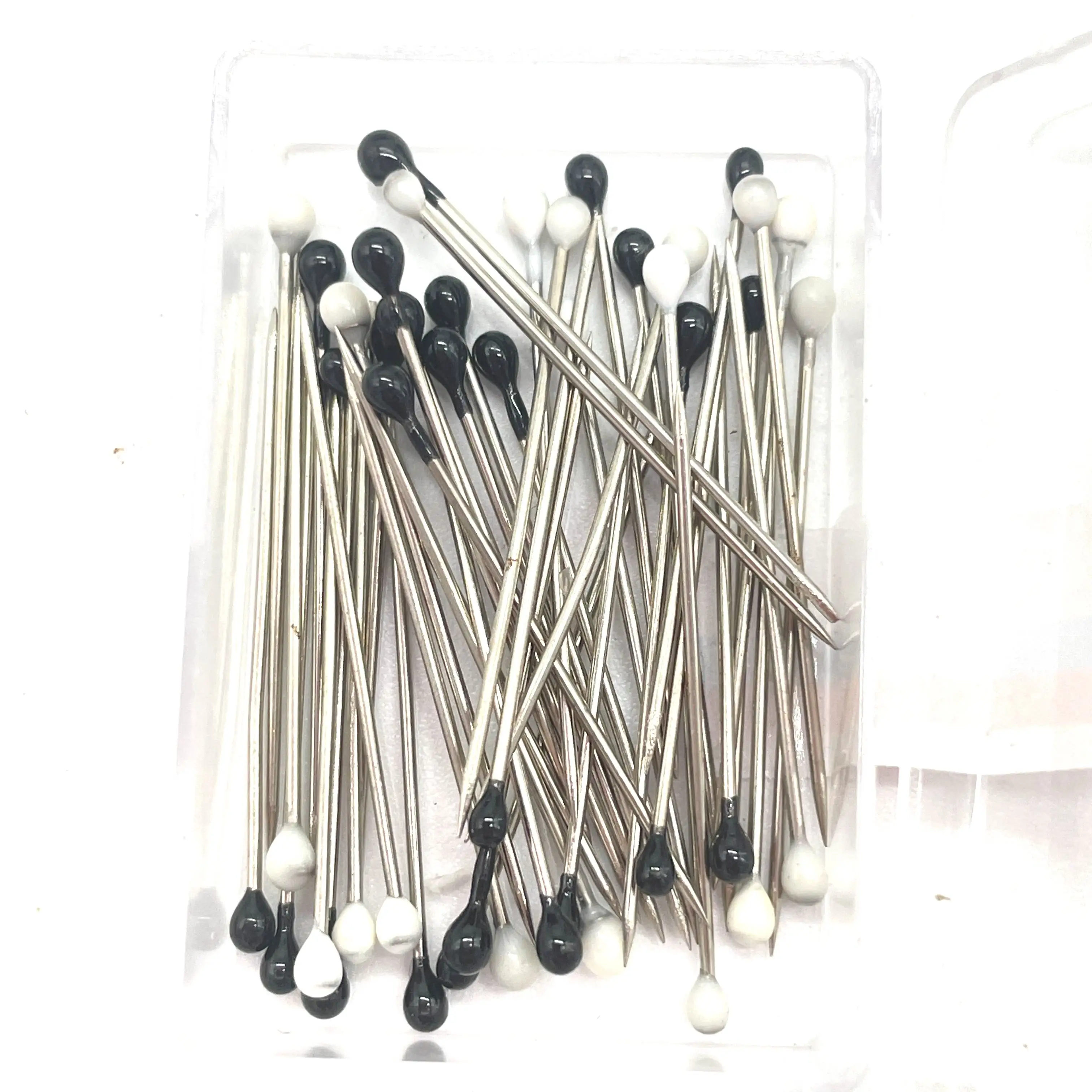 Straight Needle Clothing Fixed Pin Pearl Head Pins Plastic Box Sewing Pins