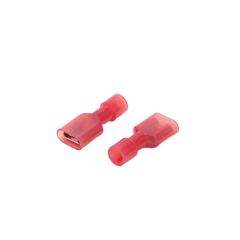 Fdfn Full Insulated Joints Electrical Spade Connector Nylon Electrical Female And Male Terminal Wire Quick Disconnect Terminals