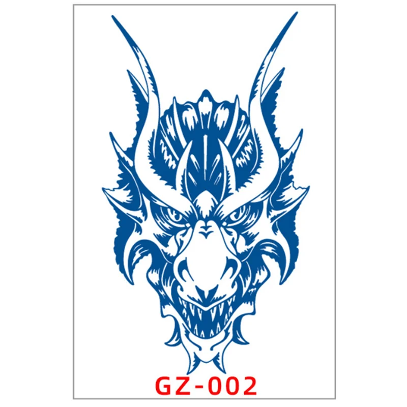 Sexy Flower Temporary Tattoos Body Art Painting Arm Legs Tattoos Sticker Realistic Black Rose Waterproof Tattoos H1069