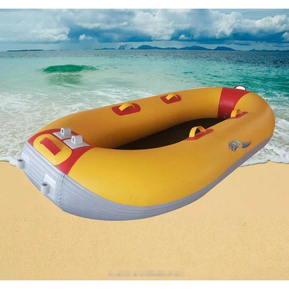 CNWAGNER 12ft Commercial Grade Inflatable Drift Boat White Water Raft for River Fishing Lake Rescue Made of PVC Drop Stitch Hull