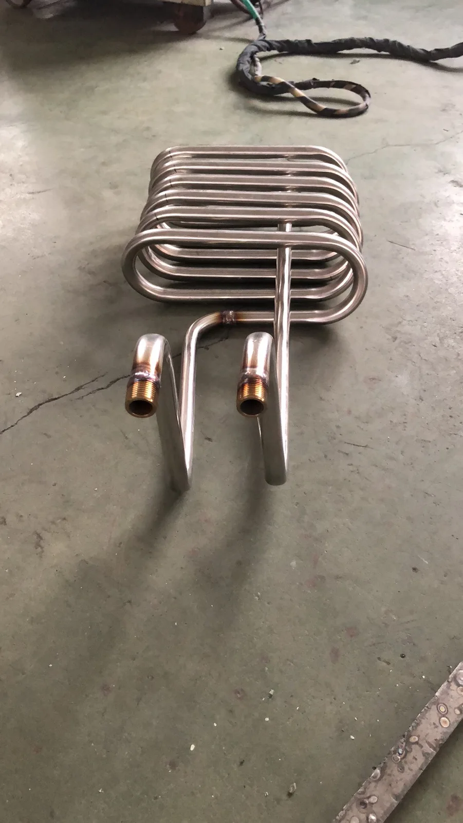 Copper plated stainless steel Serpentine Coils