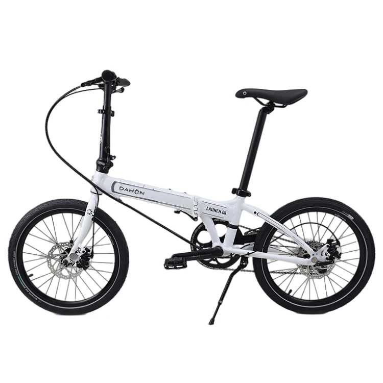 
China High-Quality Product Small Size Easy To Carry 6061 Alloy White Launch Folding Bike 