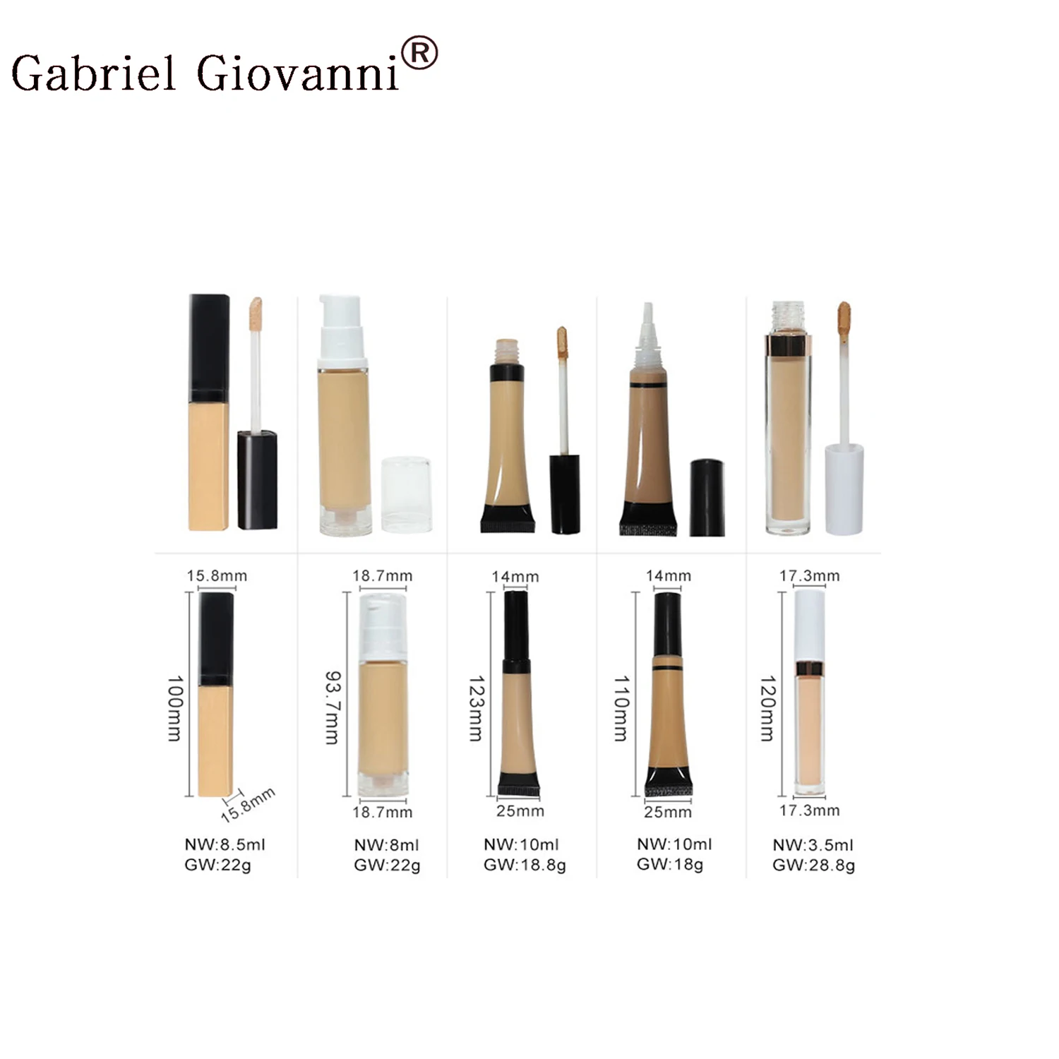Private Label High Definition Liquid Concealer Cosmetic New Arrivals Waterproof Full Coverage Concealer