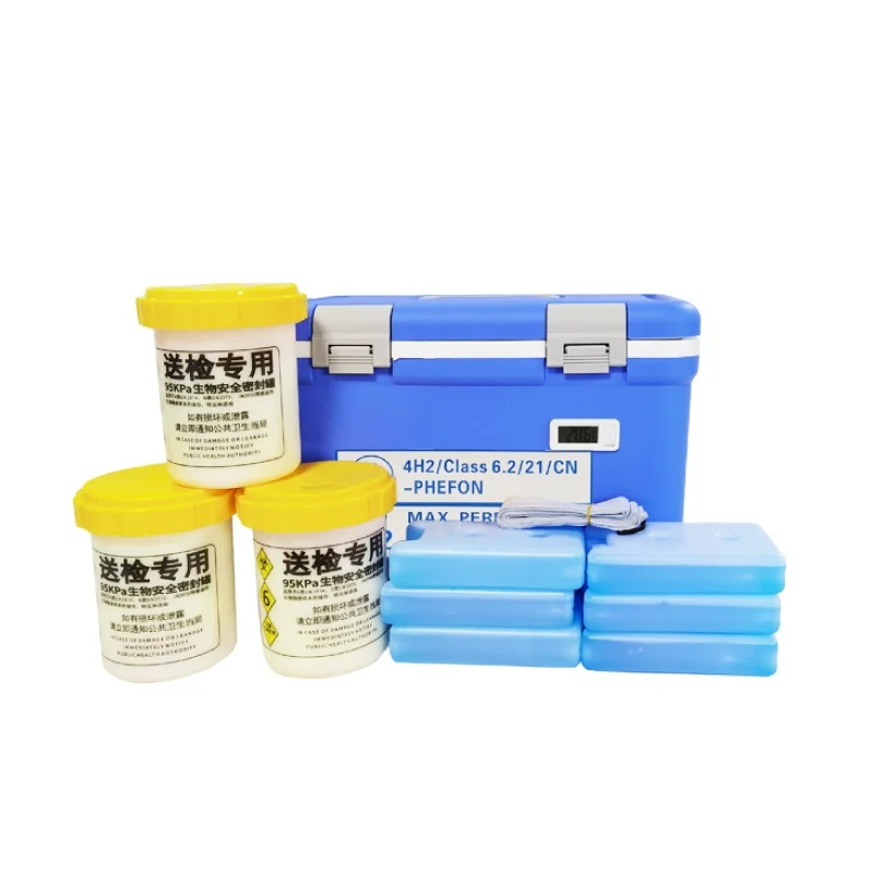 UN3373 Biological Substances Specimen Cold Chain Transport Cooler Box Container 20L cooler box