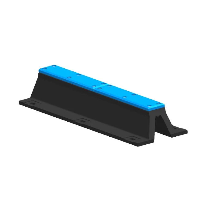 Marine Arch Rubber Fender UHMW PE Pad and Steel Plate Enbeded in Rubber Fender