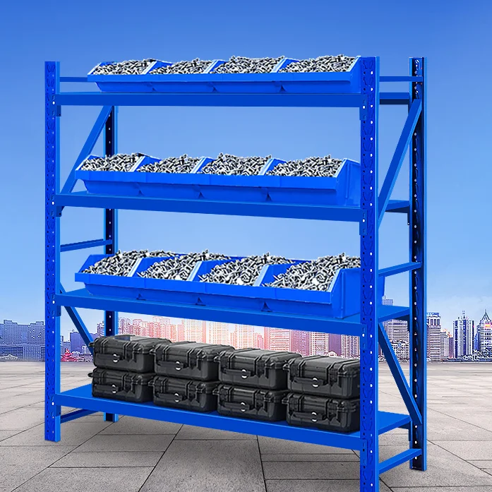 Medium duty Shelving Metal Panel racking  Steel Panel Rack for warehousing rackong system