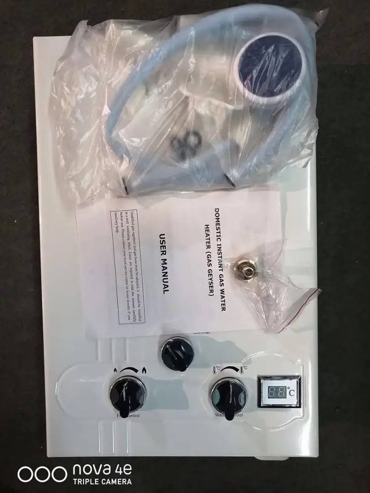 Розница 6 л мгновенный безрезервуарный сжиженный жидкостный водонагреватель с нулевым давлением