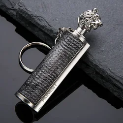 Luxury Smoking Accessories Leopard Lion Snake Skeleton Shape Friction Ignition Cigarette Cigar Lighters Permanent Match Lighter
