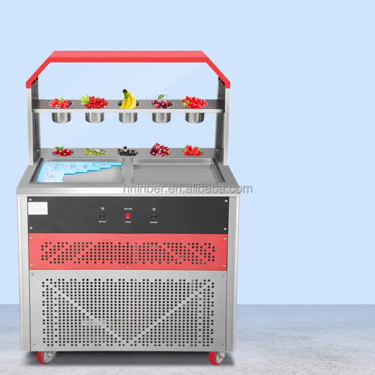 Популярная машина для приготовления мгновенного жареного мороженого итальянское мороженое