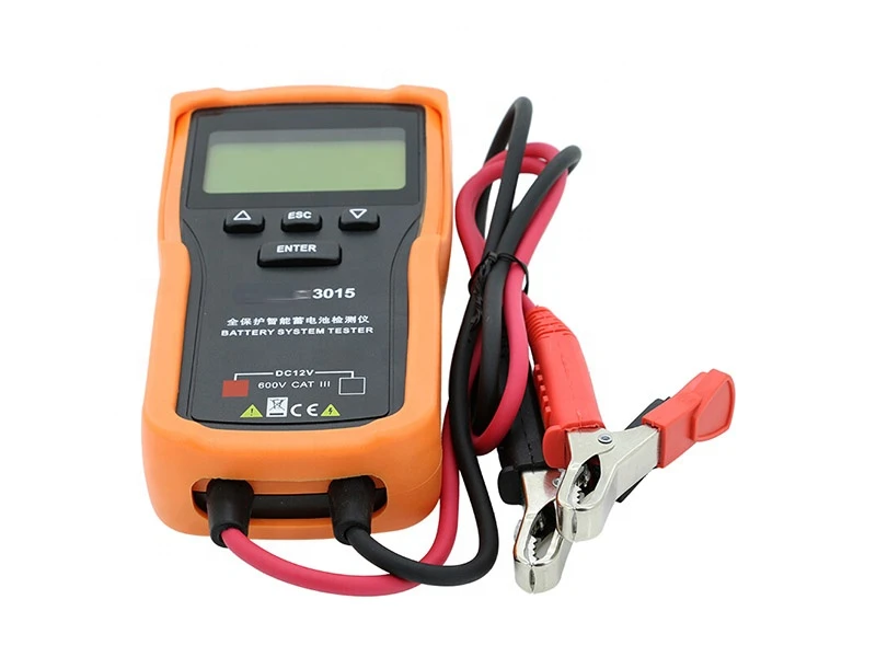 DECCA 3015 Smart Automotive 12V Lead-acid Battery Tester 100 - 1700 CCA 9v -18v Voltage Electrical Analyzer