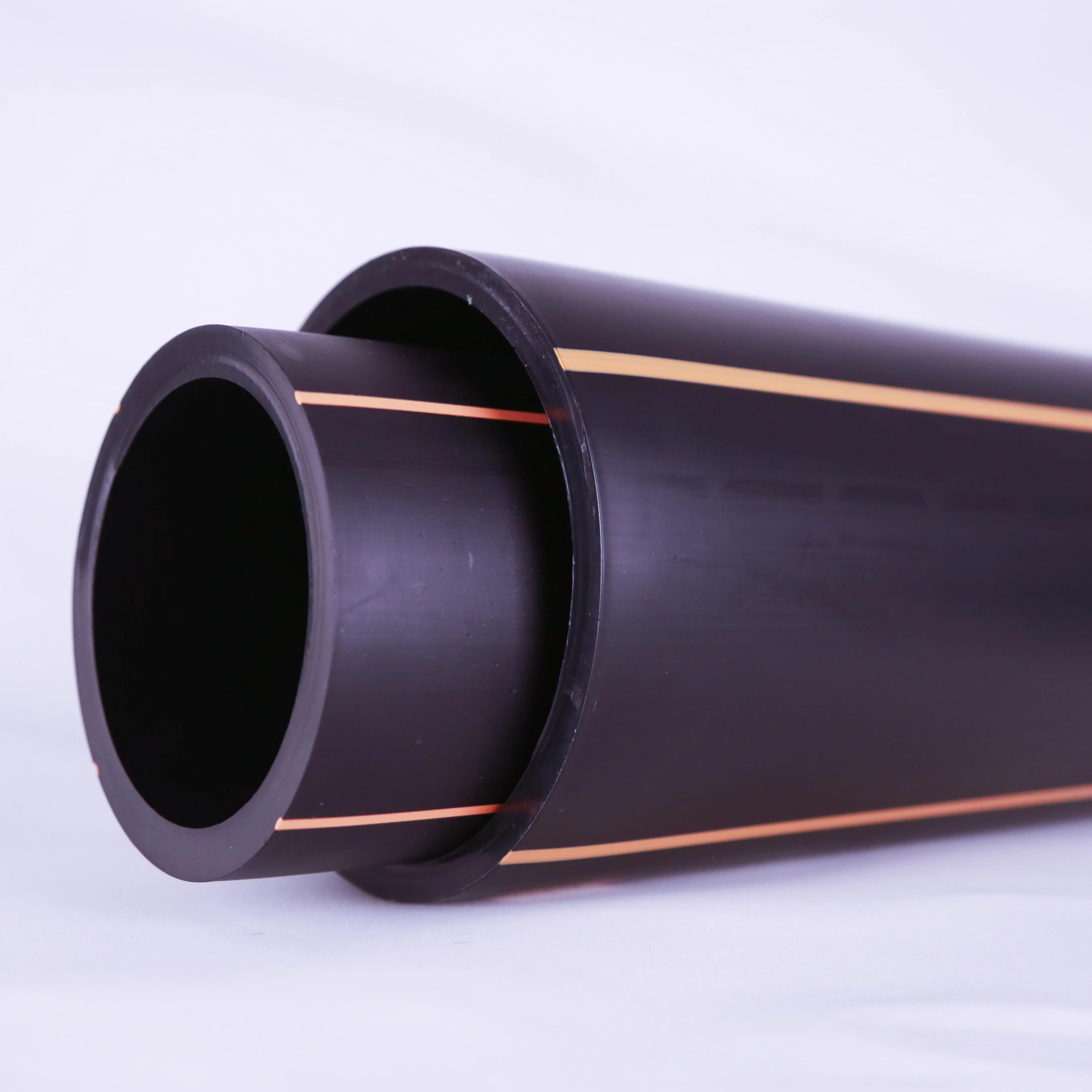 Plastic PE Plyethylene HDPE Buried Gas Pipe For Gas Supply