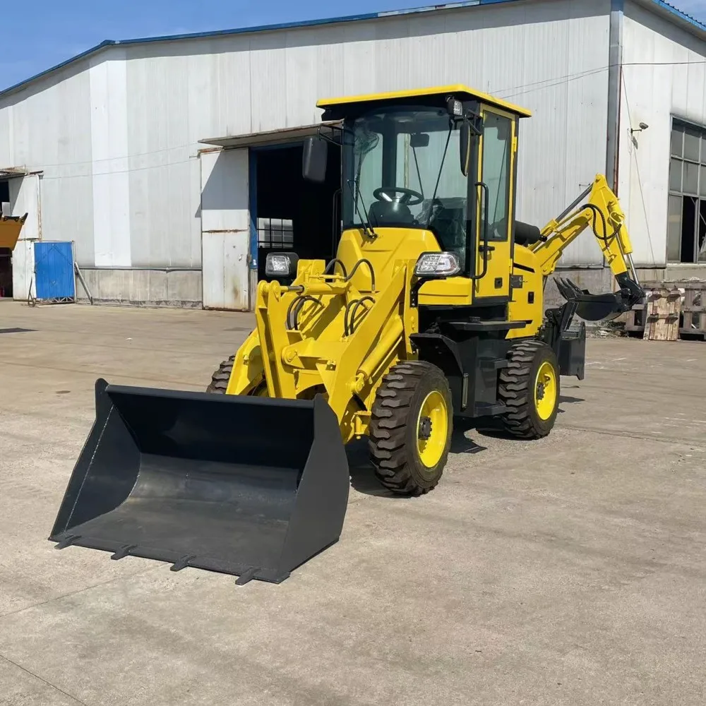 Manufacturer 4x4 Back hoe Loader Excavator Loader China Wheel Mini Backhoe Loader with Cheap Price.