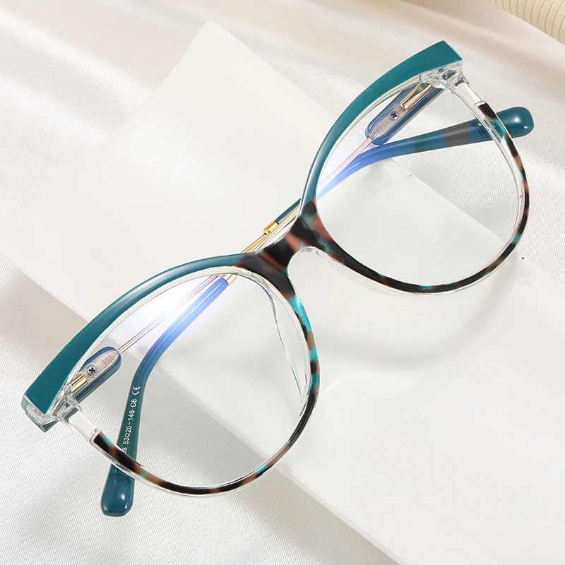 2023 Hot Selling New Brand Design Cateye TR Anti Blue Light Glasses Gaming  Eyewear Computer Anti Reflection