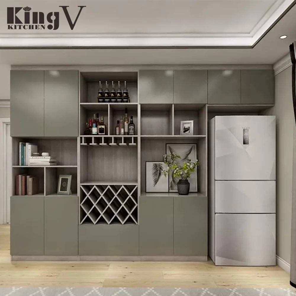 Современный буфет KINGV по низкой цене многофункциональный простой шкаф для столовой новый