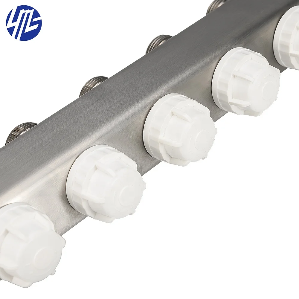 Stainless Steel Manifold For Water Pipe Underfloor Heating Mixing Valve