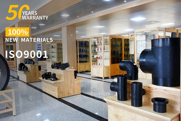 APAS China Factory Price All Types HDPE Pe Pipe Fitting  Fittings  For water supply drainage HVAC Aquaculture Gas Submarine