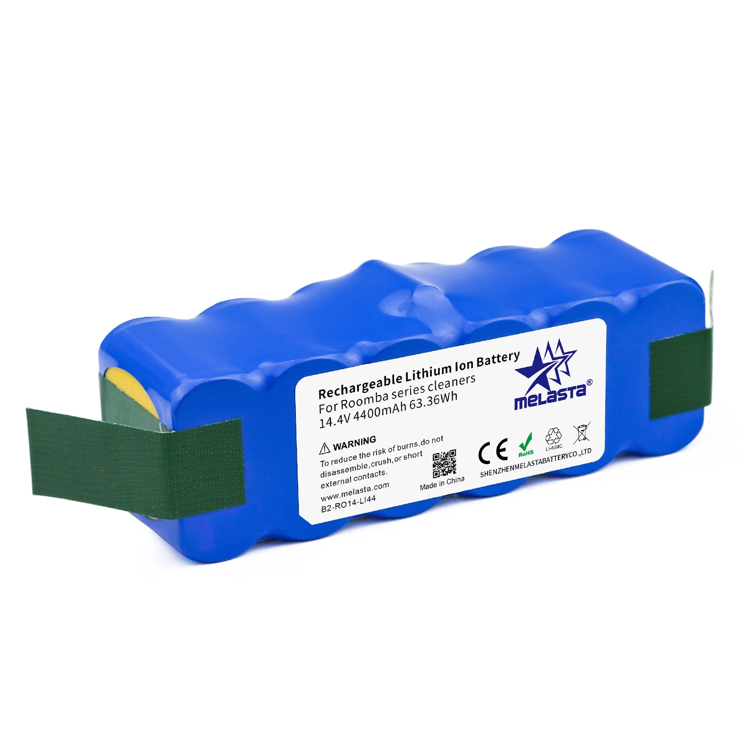 High Capacity 14.4v 4400mah Rechargeable Roomba Lipo Battery Pack For Irobot Roomba 500 600 700 800 Series