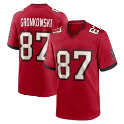 Buccaneer Red Game 12 Brady 87 Gronkowski 13 Evans Stitched American Football Jersey Custom Tampa Bay City Team Club Uniform