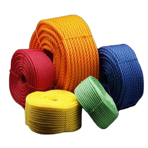 Factory sale 4mm 6mm 10mm twisted strands braided polypropylene pp nylon rope