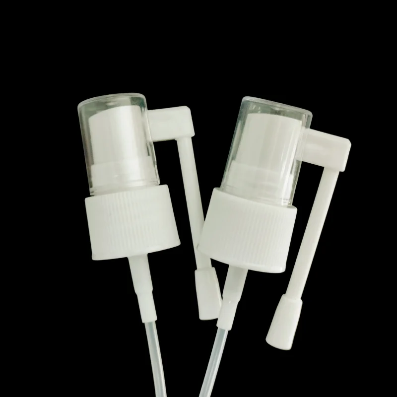 Pharmaceutic use nasal sprayer 18 20 410 oral sprayer long nozzle medical oral spray bottle pump oral sprayer