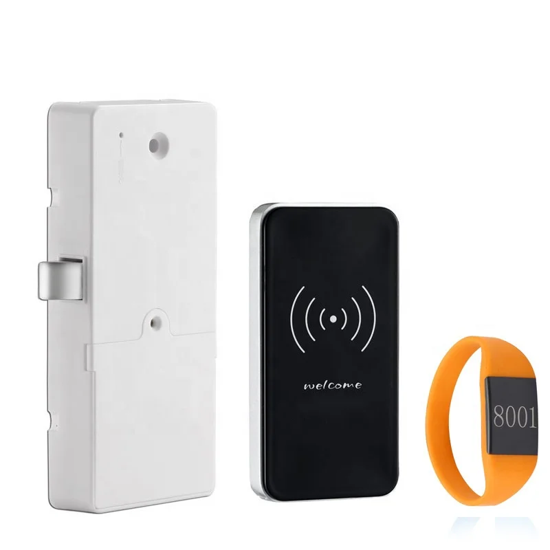 Cheap Electric RFID Cabinet Locker Lock for Storage Cabinet Safe Locker with Smart Bracelets