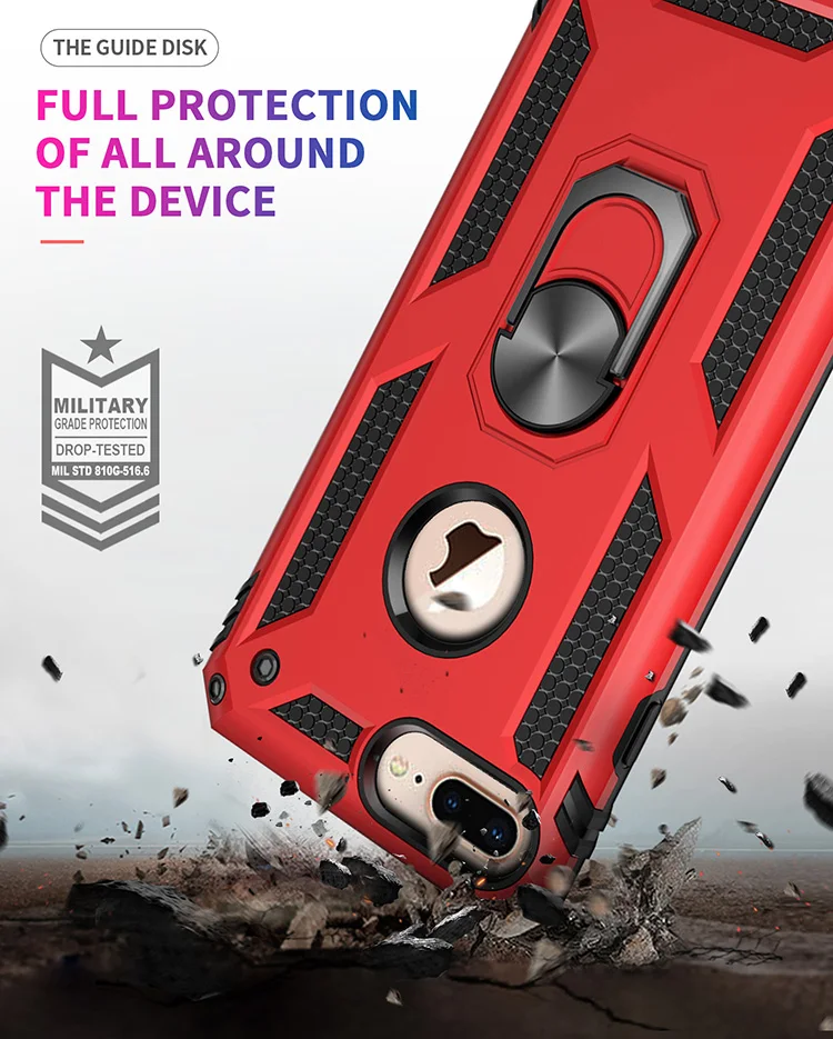 New Arrival Case for iPhone13 Military Grade Drop Tested Protective Kickstand Phone Case for iPhone 6 7 8 X XR XS MAX 11 Pro