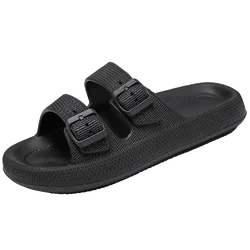New design Comfortable Thick Sole Anti Slip EVA Sandal Soft Slippers Unisex Bathroom Slipper beach slippers