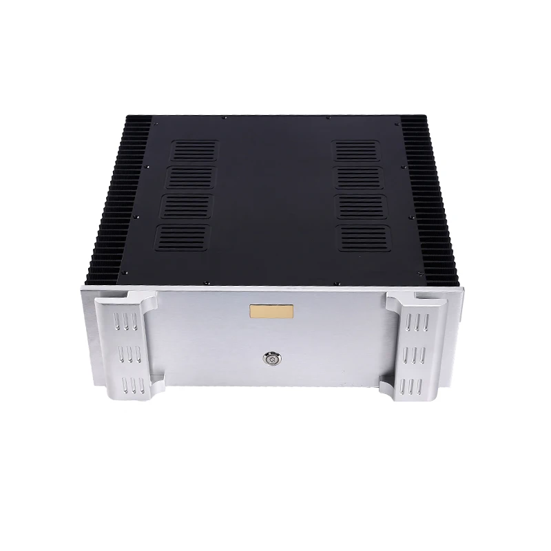 KYYSLB 410*440*150MM Amplifier Chassis Class A DIY Box CNC Enclosure All Aluminum Alloy Preamp Decoding Amplifier Case Shell