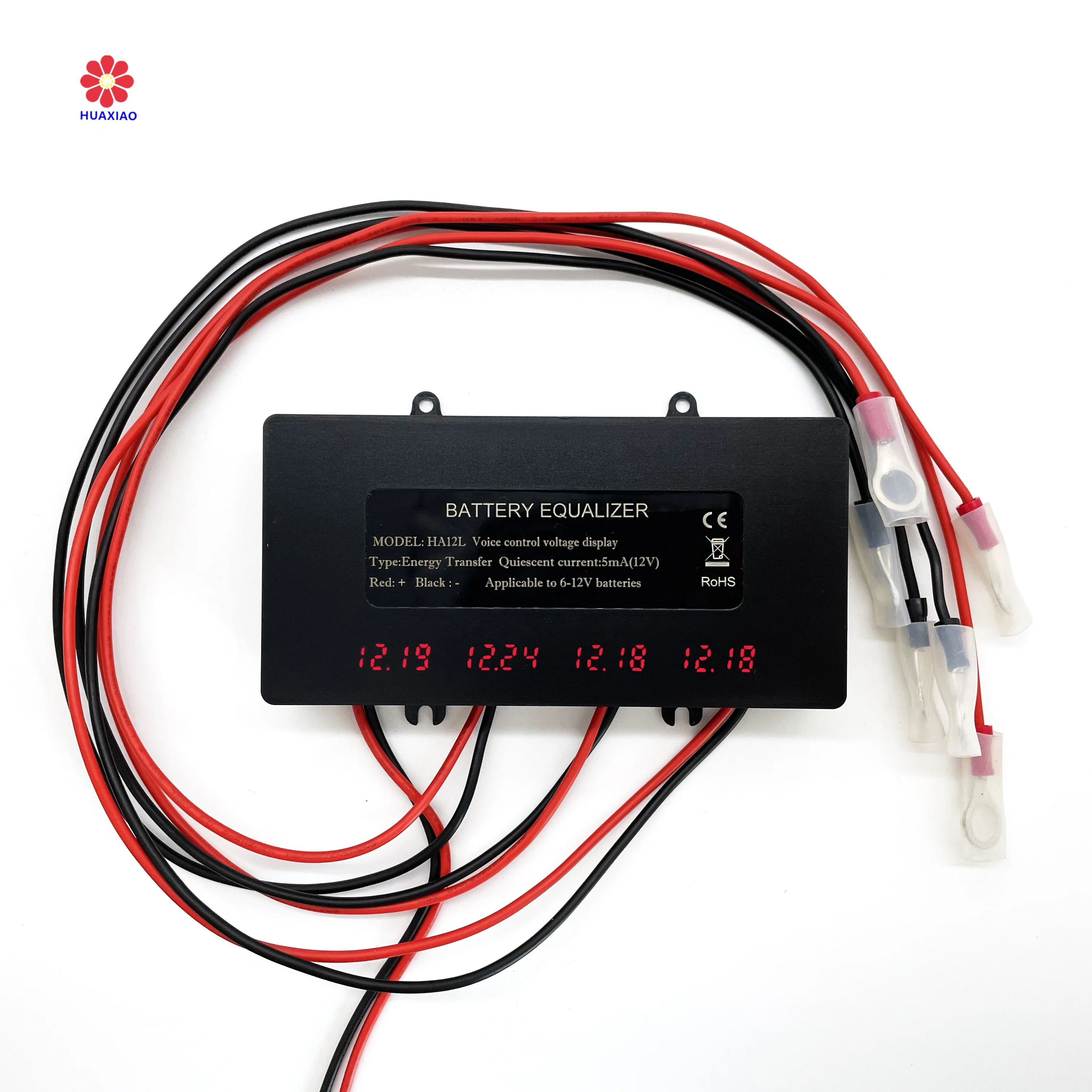 HUAXIAO 48V LifePo4 Battery Balancer LTO Battery Equalizer LCD Display