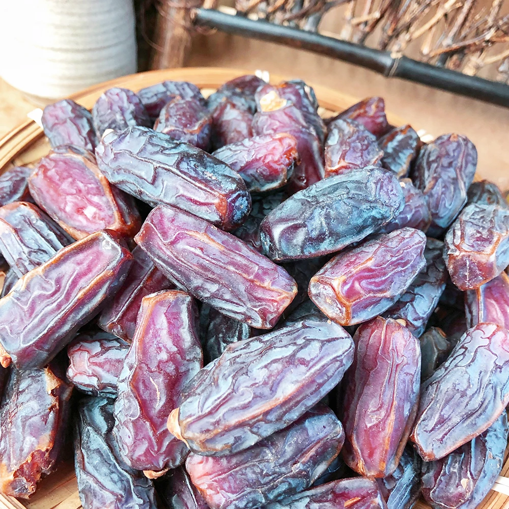 Custom wash free sweet black jujube family dry goods high-quality coconut jujube candied new year dried fruit