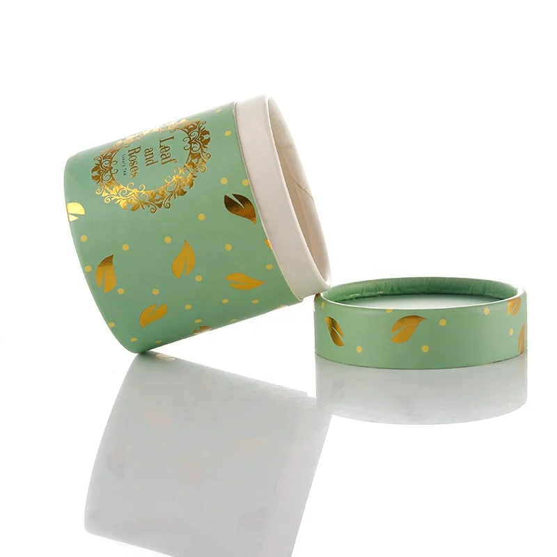 CMYK Custom Printing Cylinder Paper Food Packaging Box Wholesale Manufacturer Nuts Packaging Paper Tube