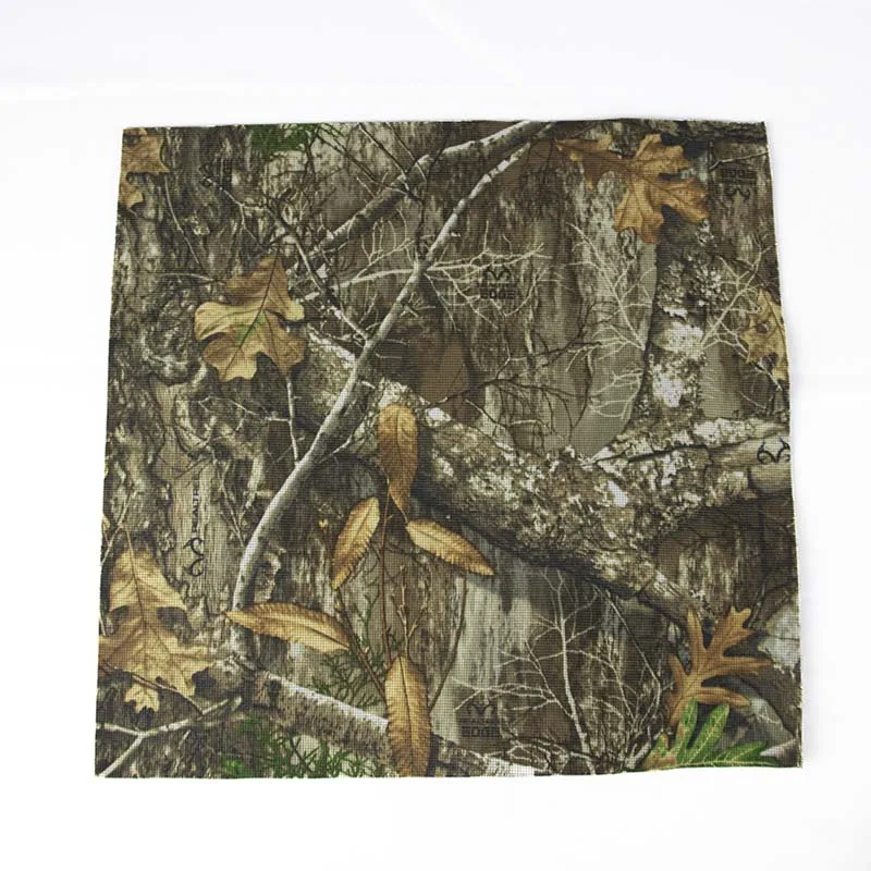 Hot Sale Factory Direct Price Wear-Resistant Material Big Tree Pattern Camo Neoprene Fabric Square Waterproof Pad