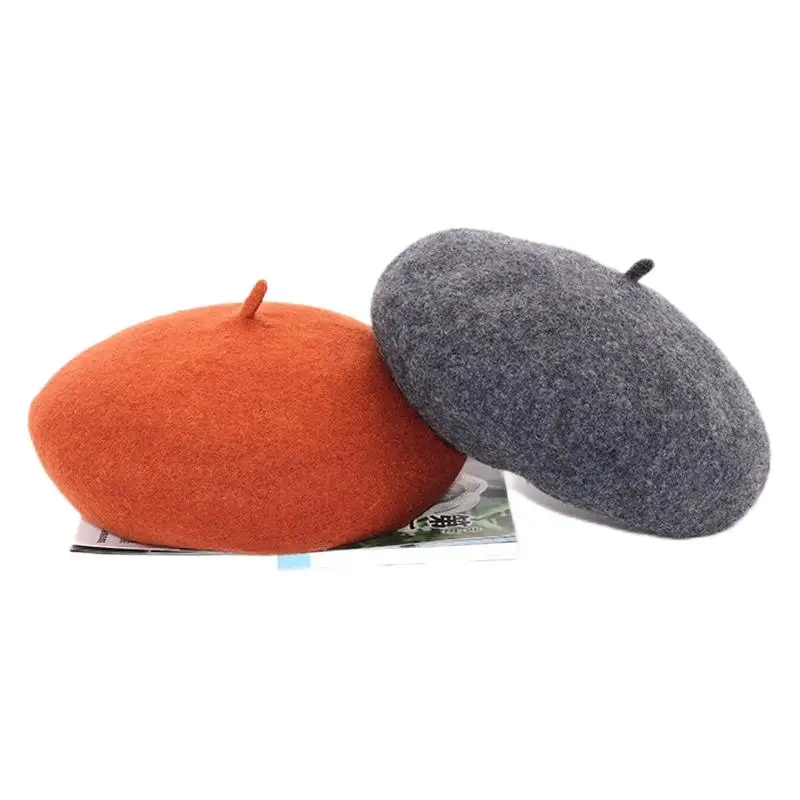 Custom Wholesale Lady High Class  Beret Hat For Women New  Blank Beret Caps