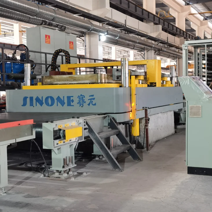 High Ffrequency Vibration Super Jumbo Quartz Slabs Artificial Stone Quartz Production Line Pressing Machine