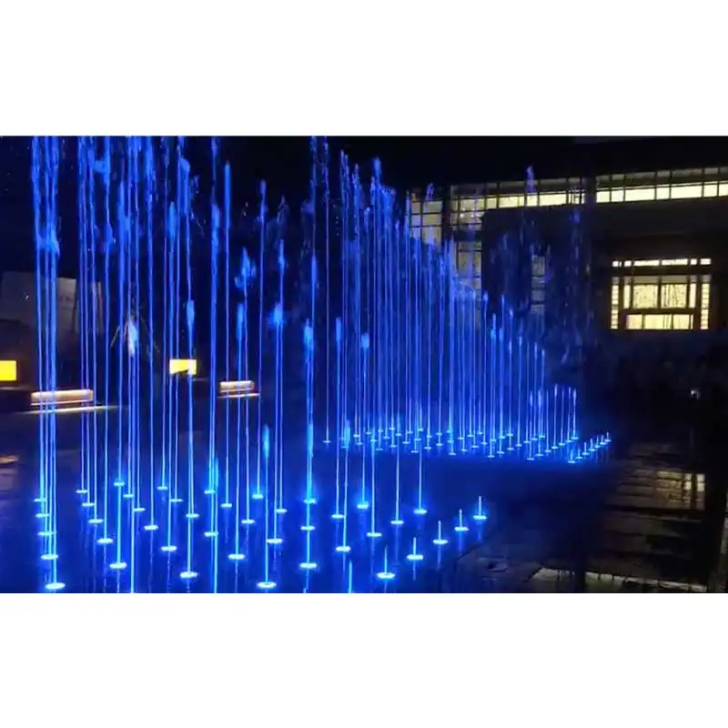 Outdoor garden square customize floor fountains with led lights