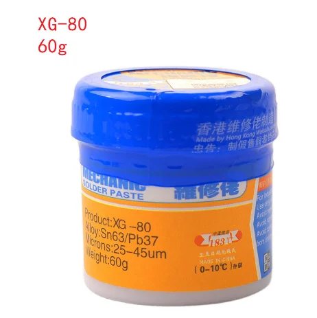 Паяльная паста Flux XG-80 XG-50 XG-30 XG-Z40 паяльного олова Sn63/Pb67 для Hakko 936 TS100 паяльник подключения к печатной платы инструмент ремонта