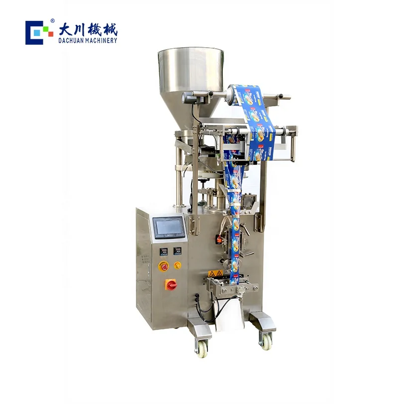 vertical automatic leavened food small packaging machinery for popcorns chips